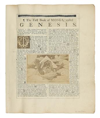 TISSOT, JAMES. Publishers layout of the Old Testament portion of The Life of Our Lord, Jesus Christ, with an Autograph Letter Sign